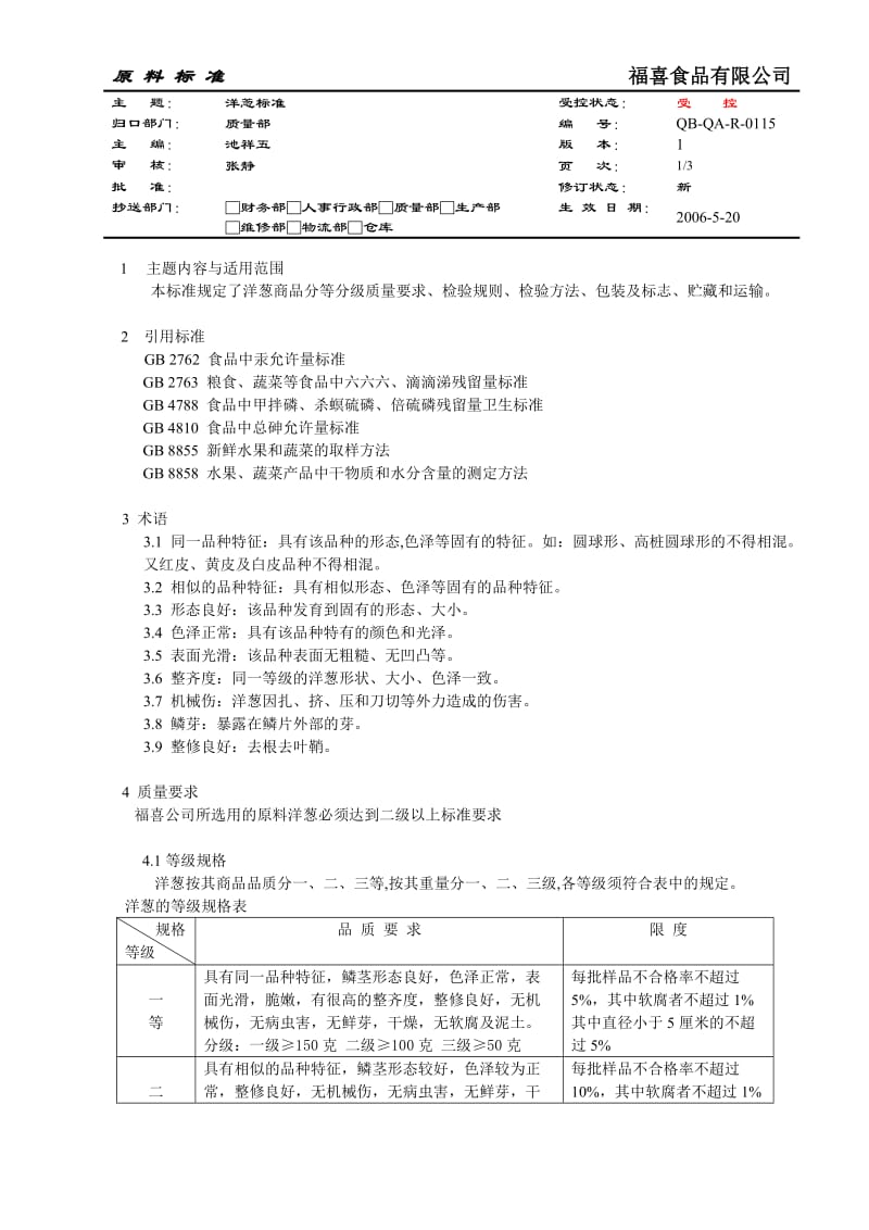 洋葱原料接收标准.doc_第1页