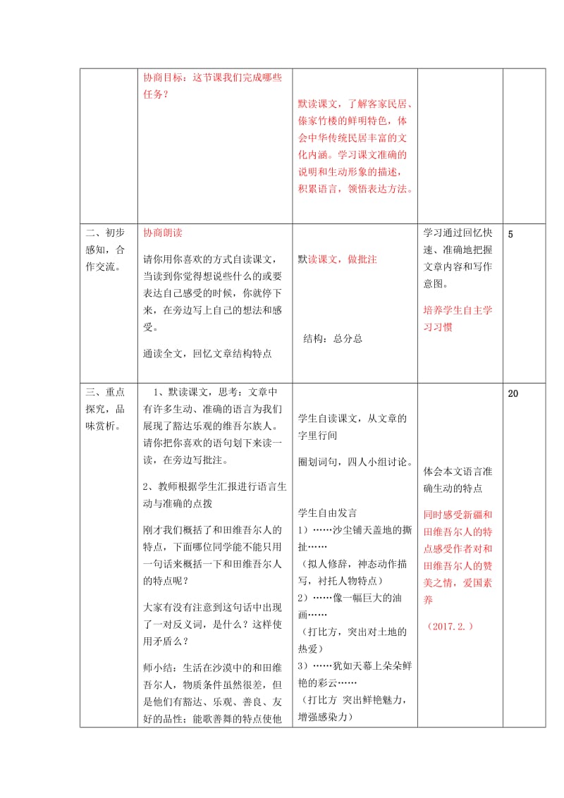 语文人教版六年级下册《和天道维吾尔人》.docx_第2页