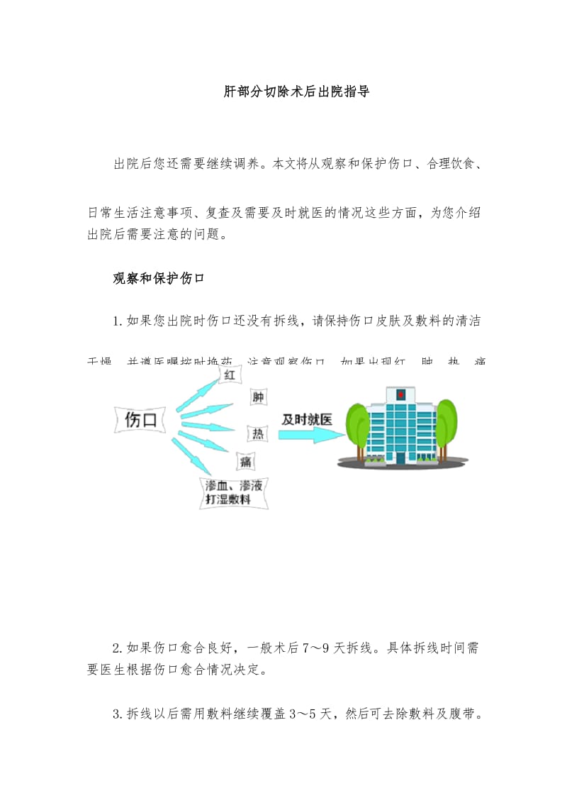 肝部分切除术后出院指导.docx_第1页