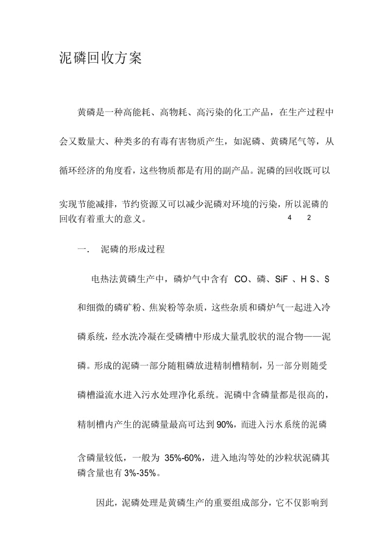 泥磷回收处理方案.docx_第1页