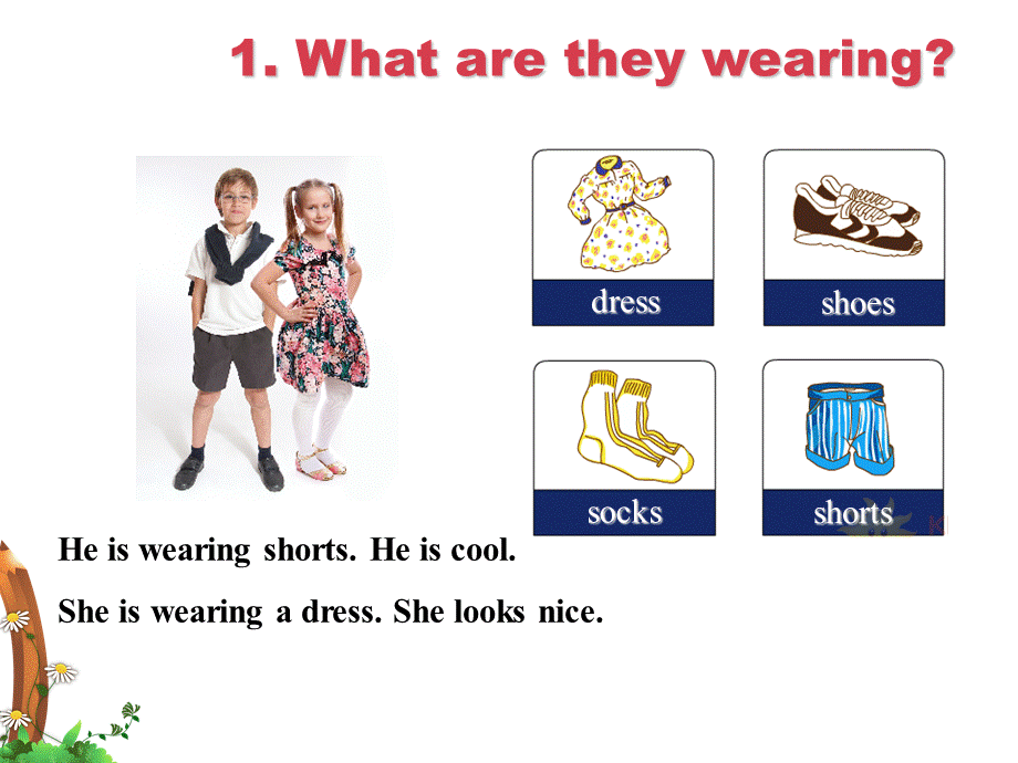 四年级上册英语课件-Lesson 4 Shoes and Socks｜冀教版（三起） (共25张PPT).ppt_第3页