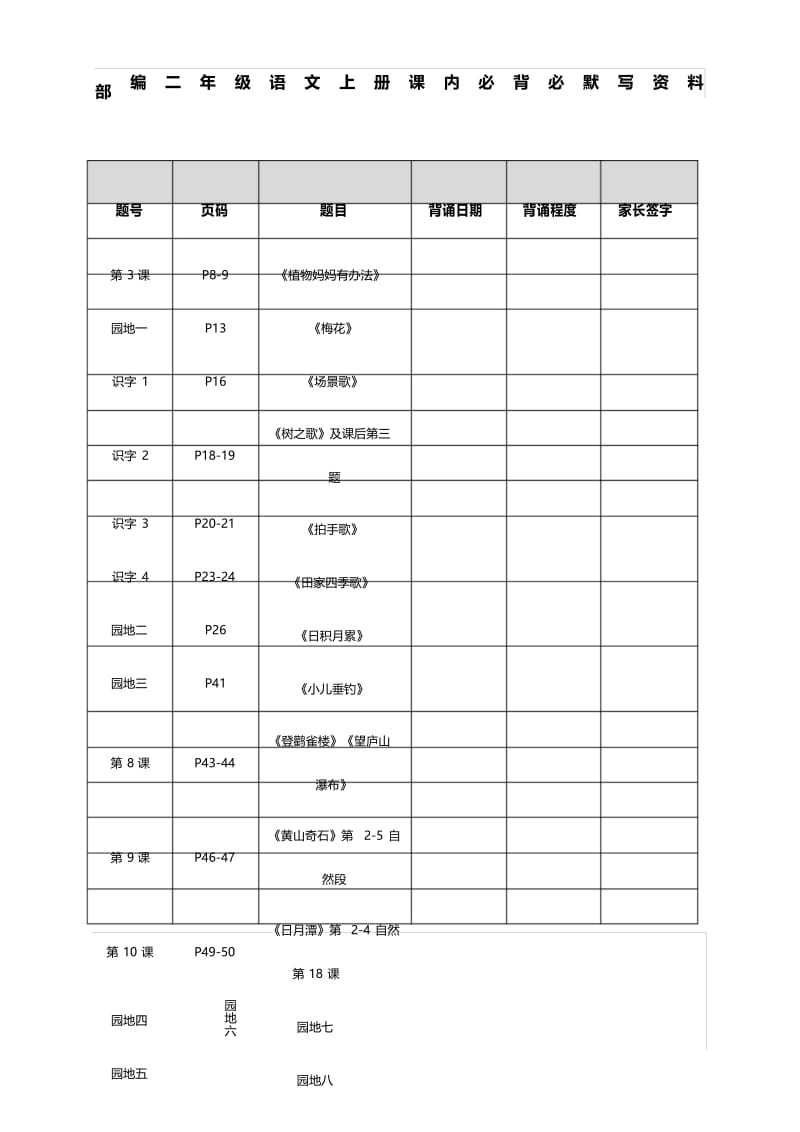 部编版小学二年级语文上册必背课文.docx_第1页