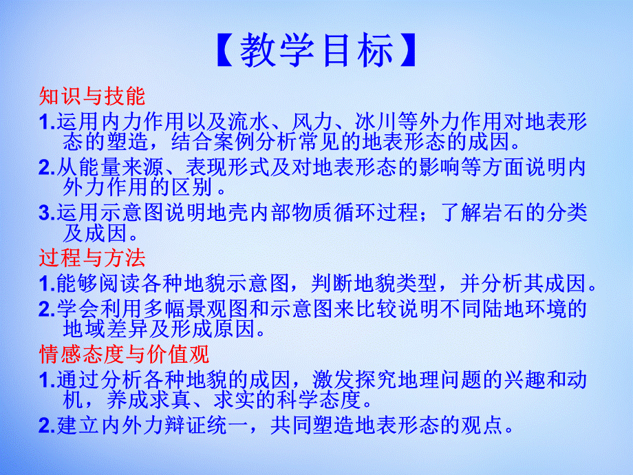 【人教版】2018学年高中地理必修一：4.1《营造地表形态的力量》ppt课件.ppt_第2页