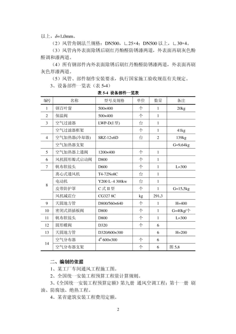 实例某通风空调工程预算.doc_第2页