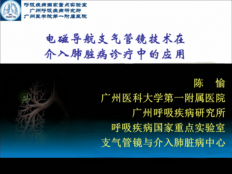 电磁导航支气管镜技术在介入肺脏病的应用.ppt_第1页