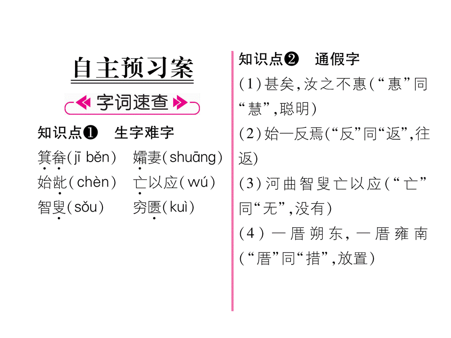 2018年秋八年级语文（毕节）上册课件：22 愚公移山 (共38张PPT).ppt_第3页