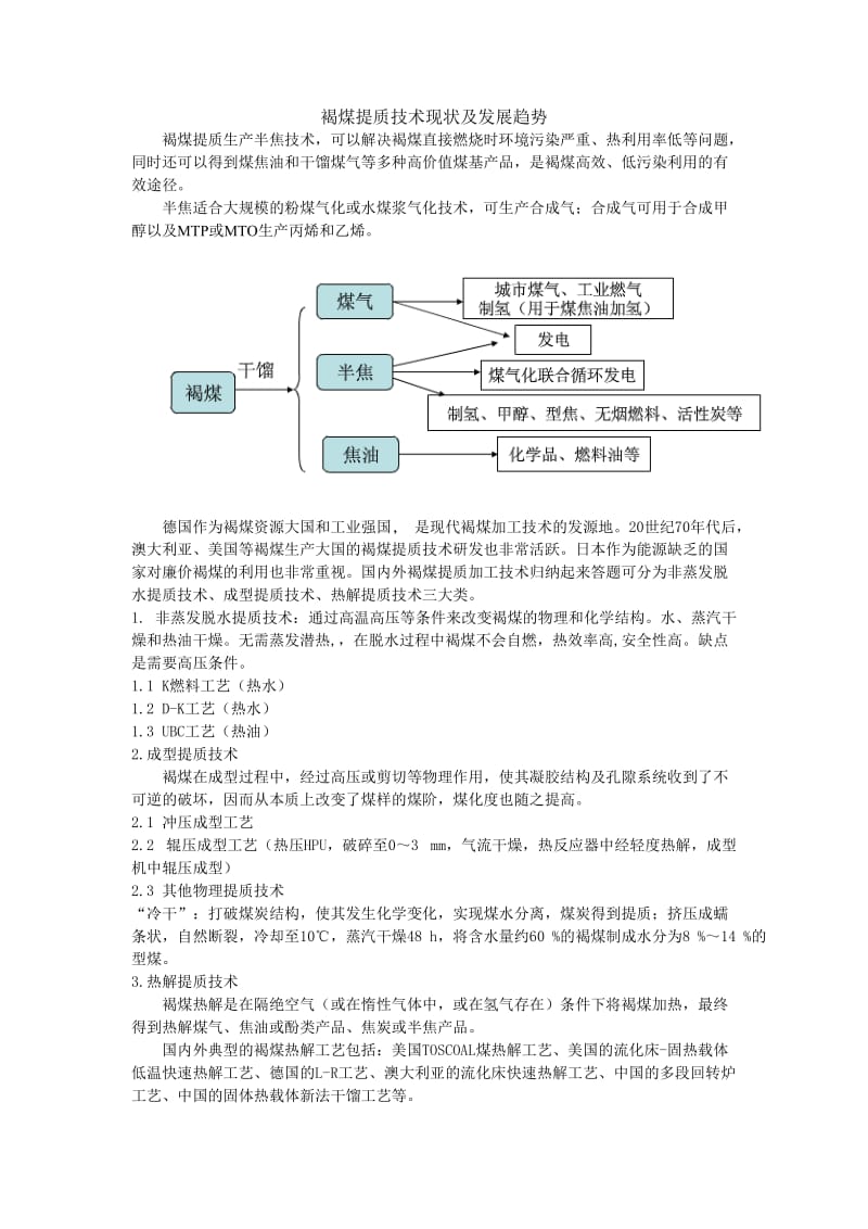 褐煤提质技术比较.doc_第1页