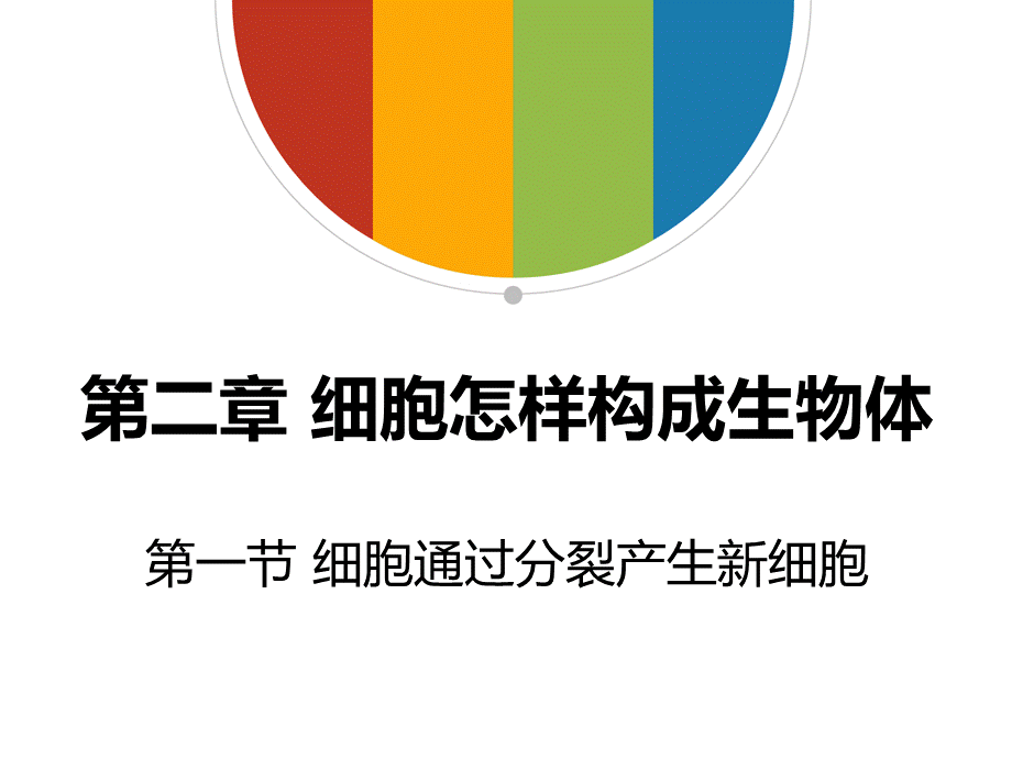 2018人教版生物七年级上册2.2.1《细胞通过分裂产生新细胞》课件(共13张PPT).pptx_第1页