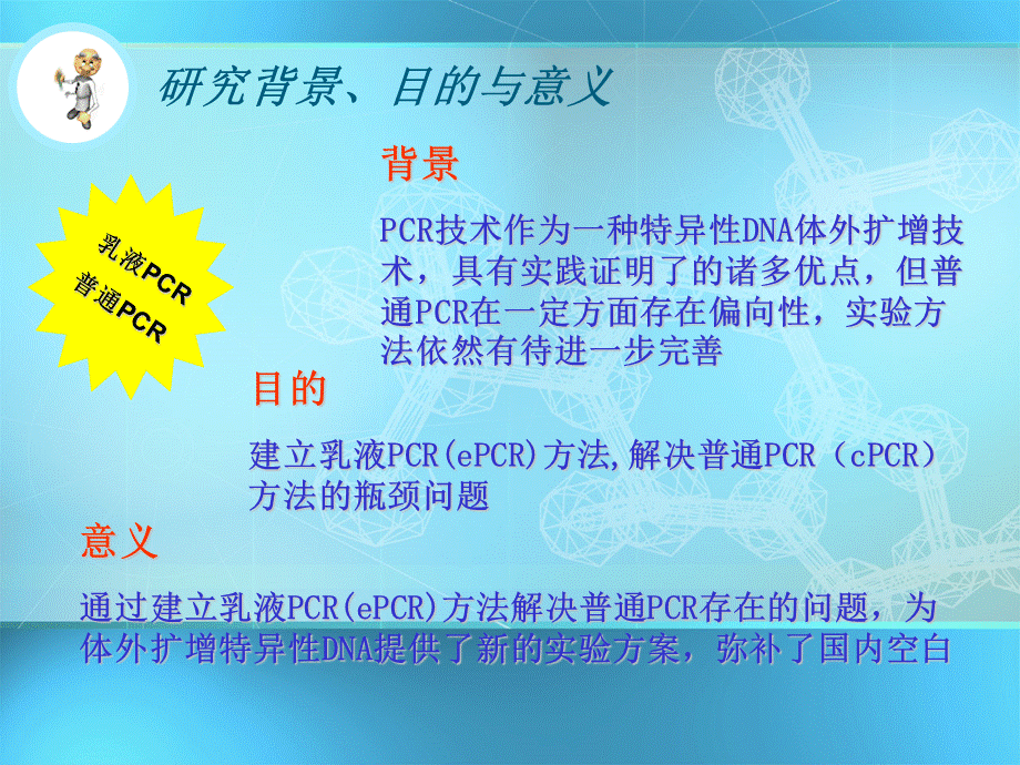 乳液 PCR 法扩增复杂基因序列方法的建立.ppt_第2页