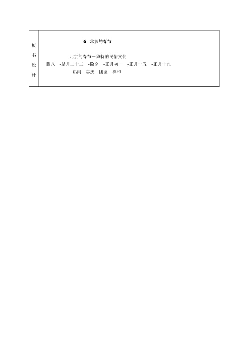 小学六年级语文《北京的春节》课堂教学设计.doc_第3页