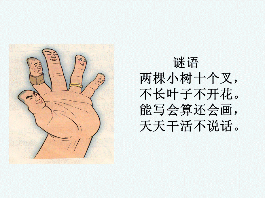 六年级下册手指课件.ppt_第1页