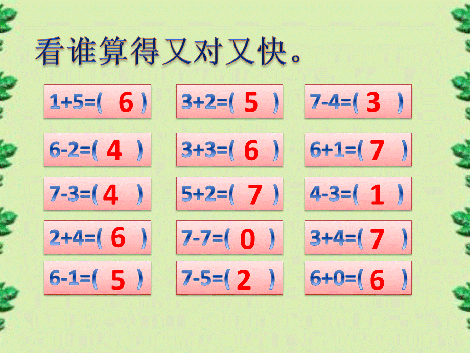 一年级上册数学课件－5.1 用数学｜人教新课标（2014秋） (共18张PPT).pptx_第2页