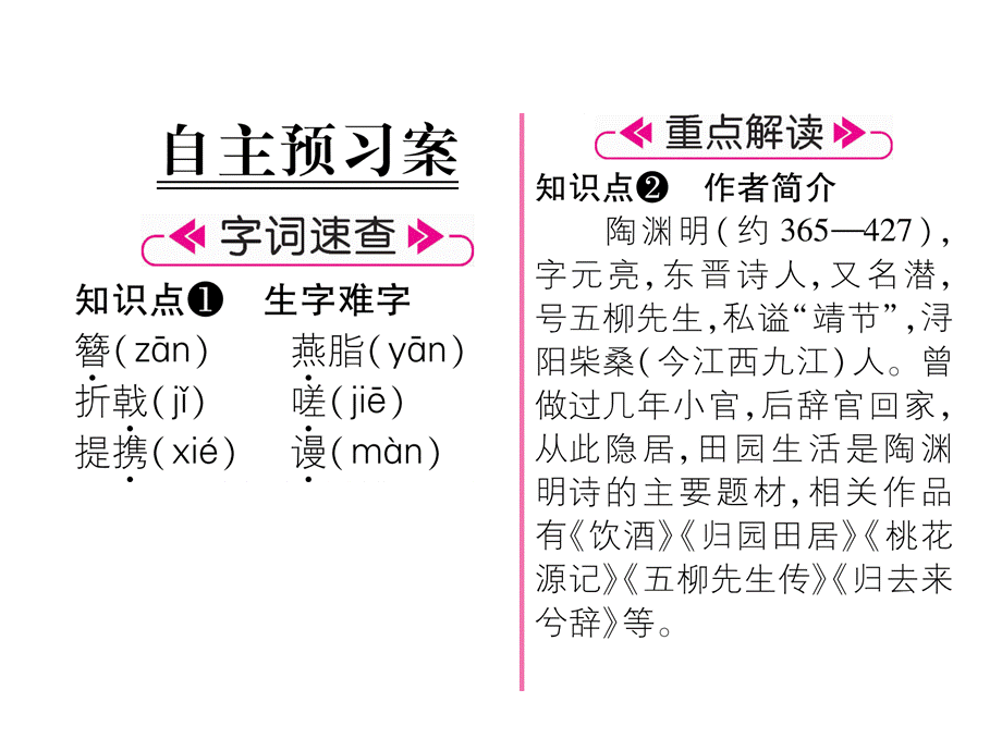 2018年秋人教版八年级语文上册同步作业课件：24 诗词五首 (共33张PPT).ppt_第2页