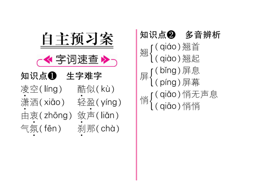 2018年秋人教版八年级语文上册习题课件：3 “飞天”凌空 (共28张PPT).ppt_第2页