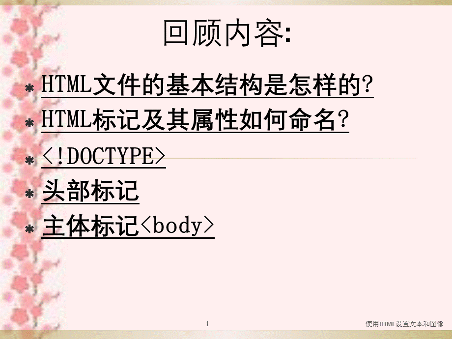 使用HTML设置文本和图像.ppt_第1页