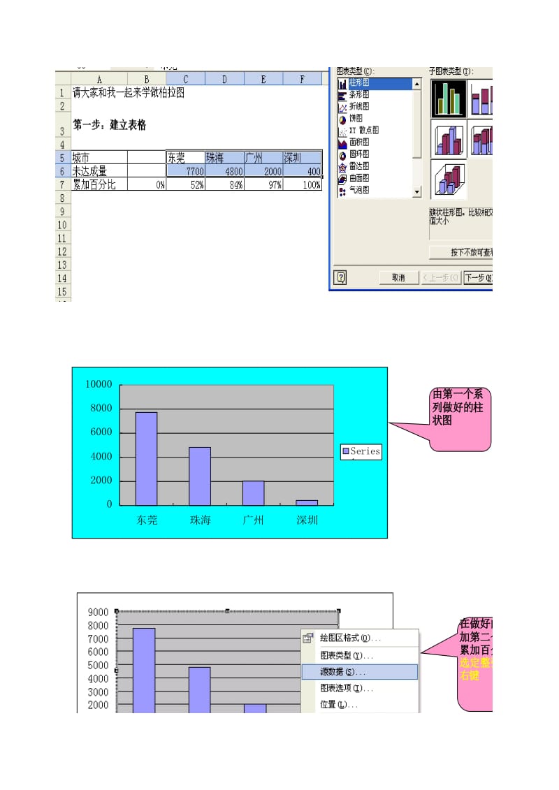 柏拉图制作过程(2007版).xls_第2页