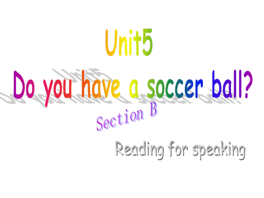 人教版_ 七年级上册_UNIT5 Section B 2a—3c Self check (共17张PPT).ppt_第1页