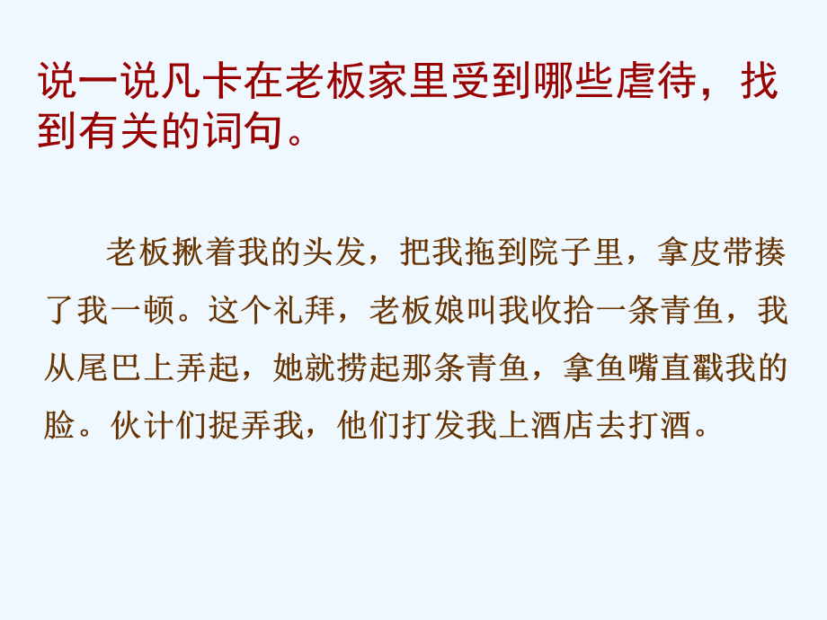 语文人教版六年级下册15、凡卡.ppt_第3页