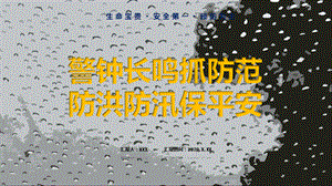 警惕大自然灾害政府部门夏季汛期降雨抗洪救灾自救知识培训PPT授课课件.pptx