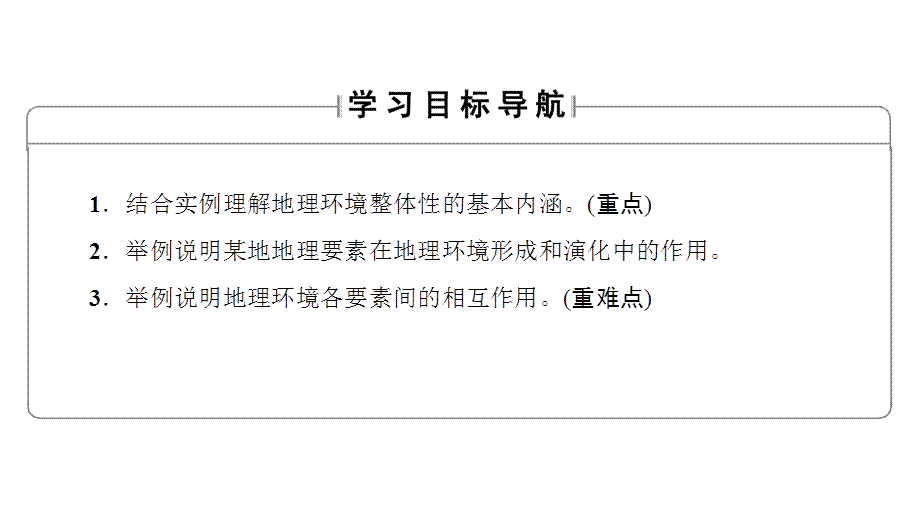 2018版高中课堂新坐标地理鲁教版必修一同步课件：第3单元+第2节+地理环境的整体性.ppt_第2页