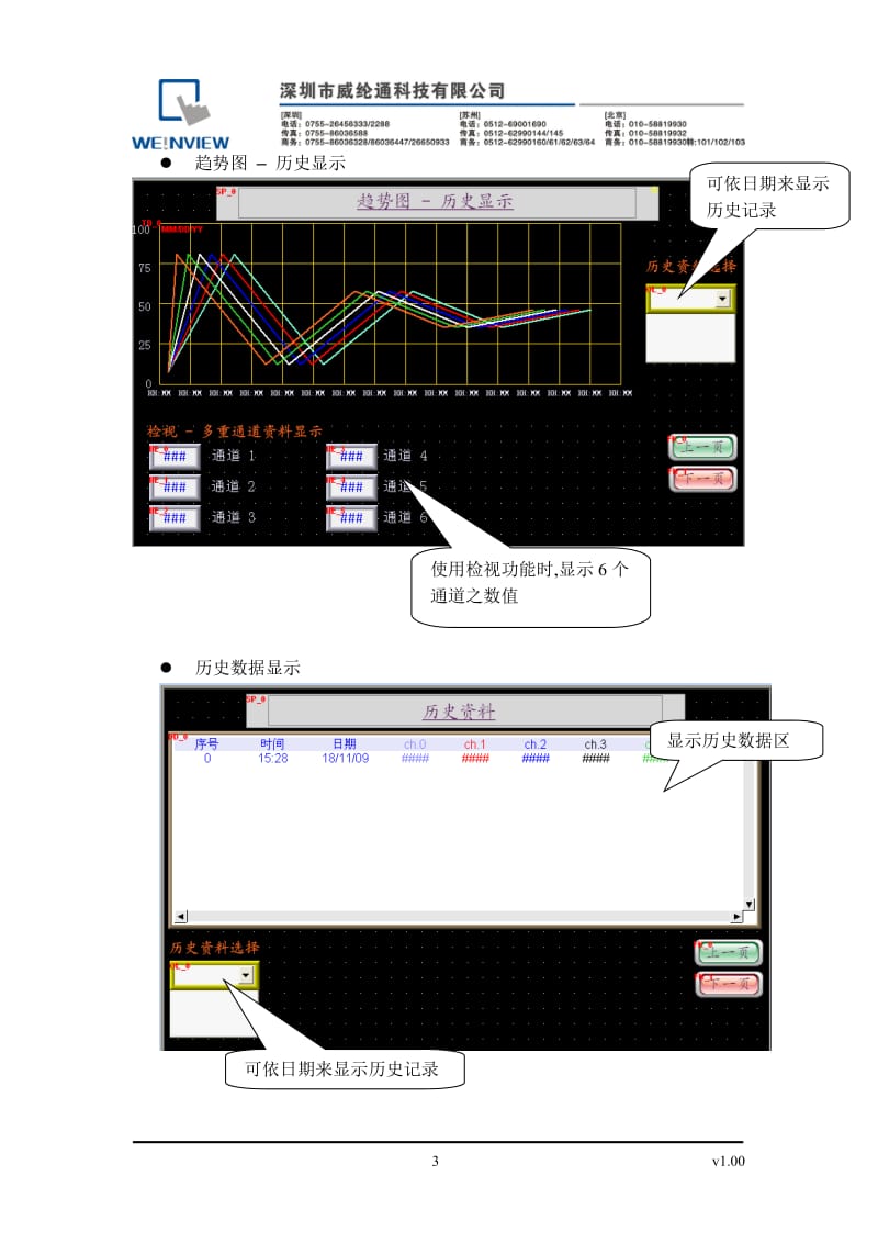 维纶触摸屏编程趋势图_历史数据显示.doc_第3页