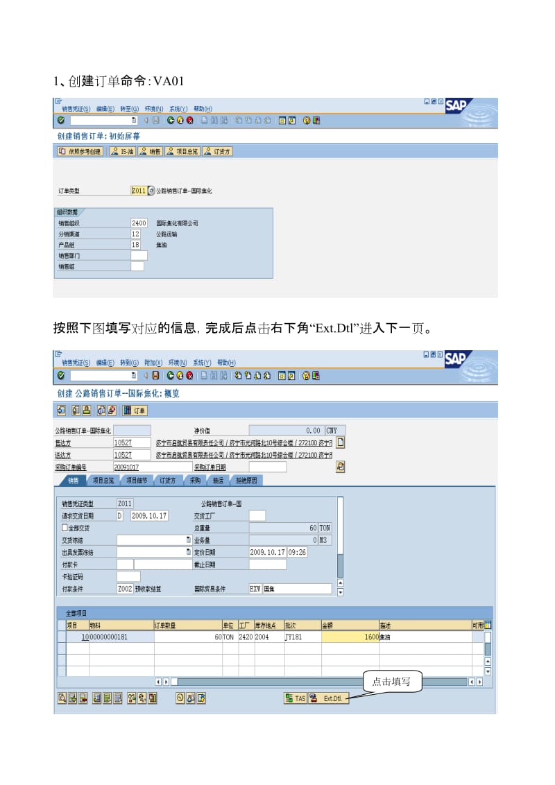 sapsd销售订单操作指南.doc_第1页