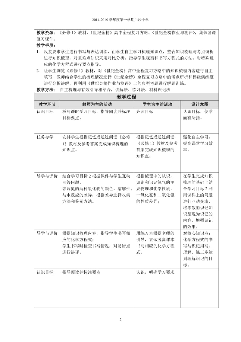 《氮及其重要化合物》教学设计.doc_第2页