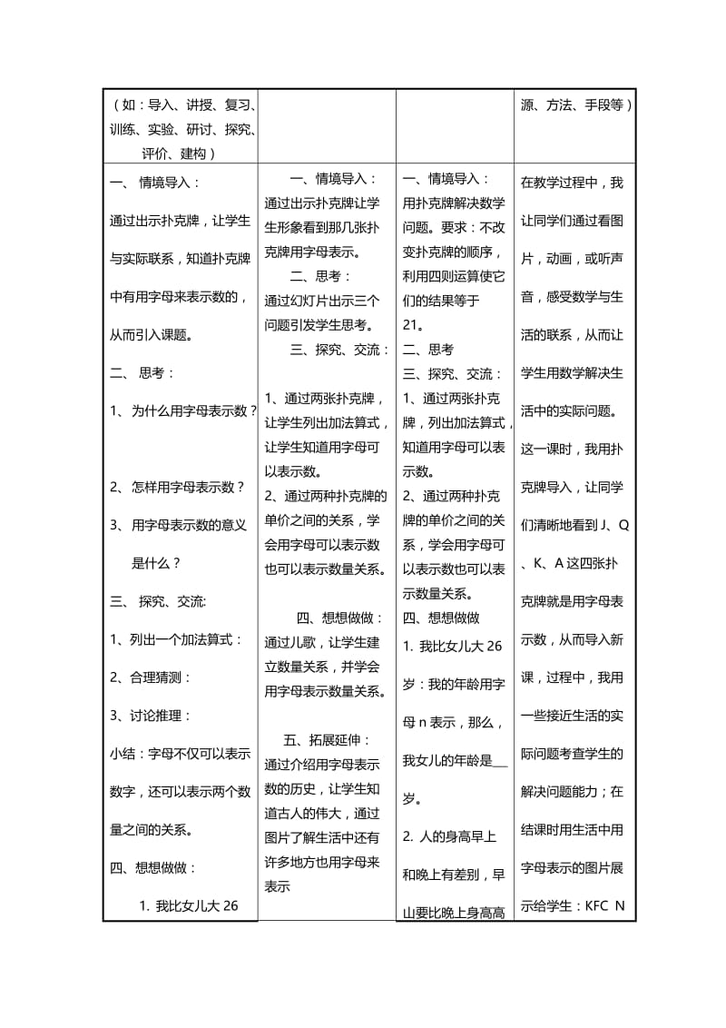 新苏教版五年级数学上册《 用字母表示数5.用字母表示数练习》优课导学案_6.doc_第2页