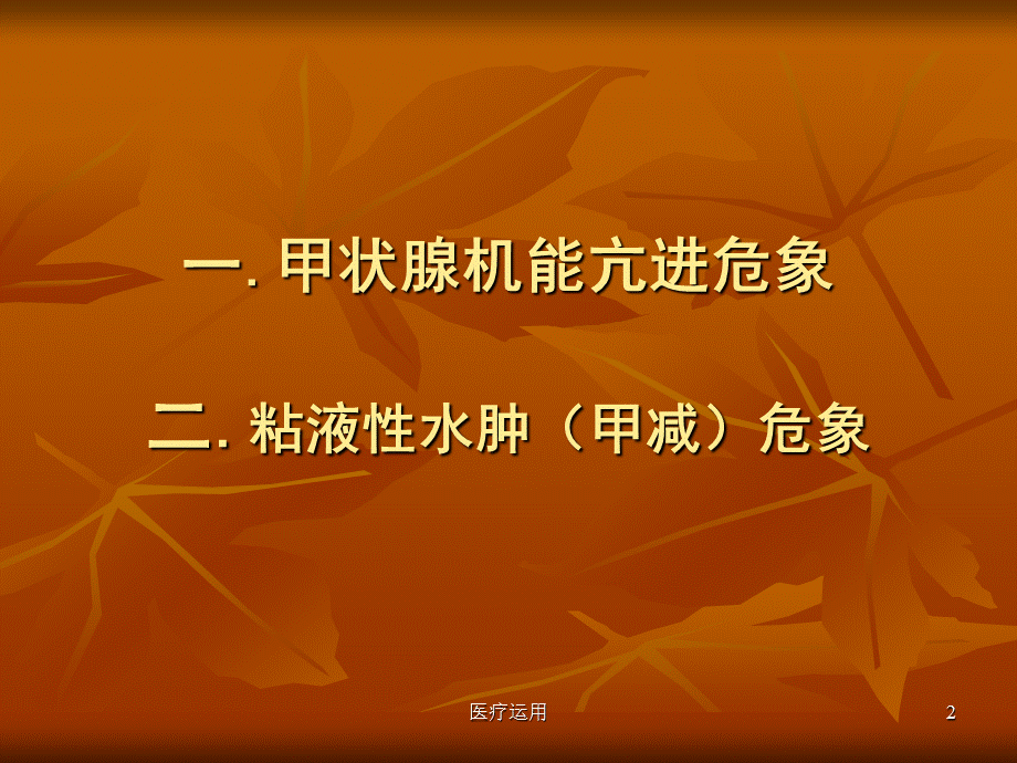 甲状腺危象治疗[医疗经验].ppt_第2页