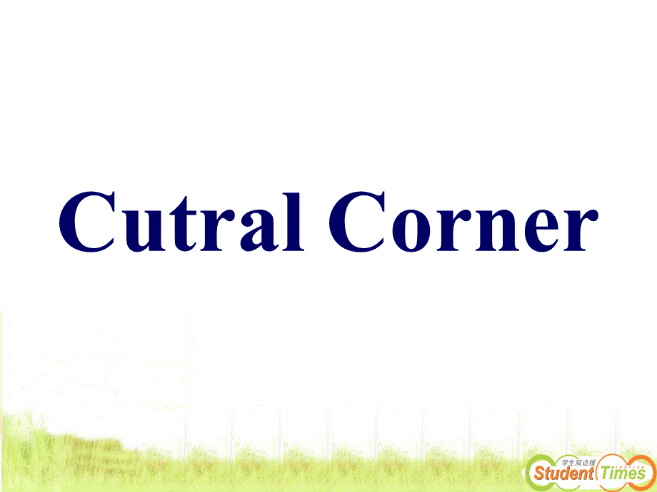 外研版英语 必修三 unit4 writing cultural corner and task.ppt_第3页