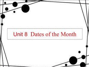 五年级下册英语课件－Unit 8 Days of the month Part B 2｜闽教版 (共23张PPT).ppt