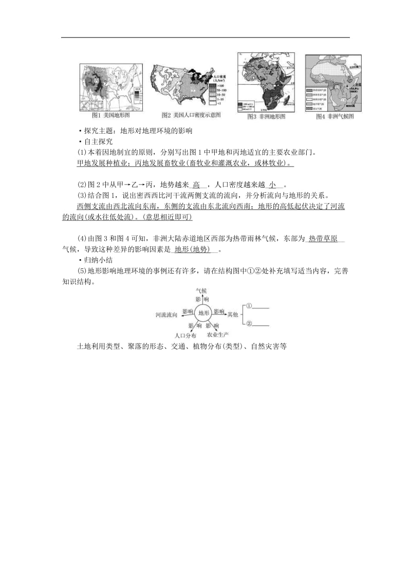 人教版2021年中考地理总复习考点跟踪突破专题二自然环境与人类活动（含答案）.doc_第3页