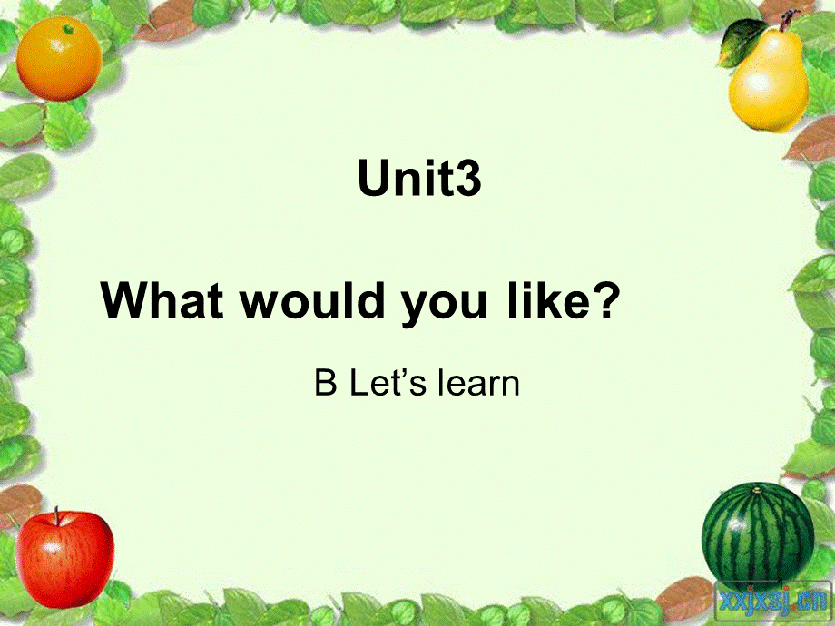 新版pep小学五年级英语上册unit3 B let27s learn.ppt_第1页