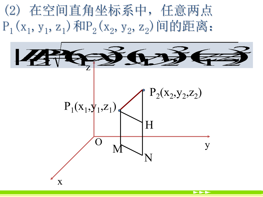 4.3.2空间两点间的距离公式 (3).pptx_第3页