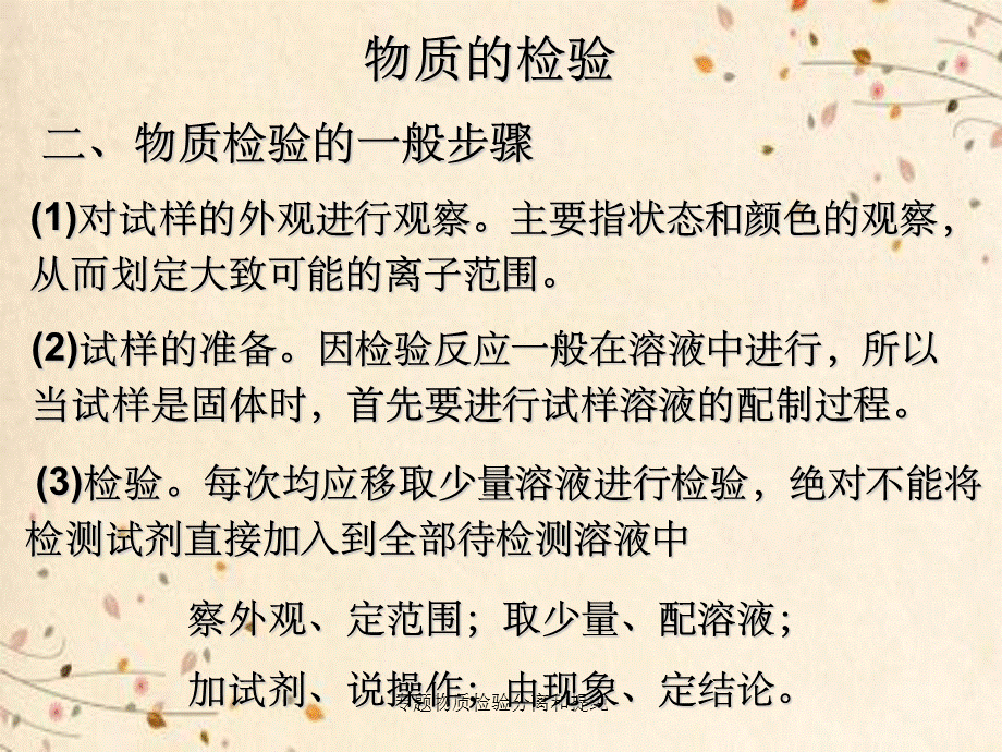 专题物质检验分离和提纯.ppt_第2页