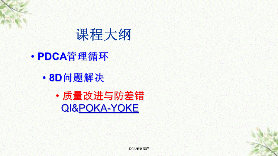 DCA管理循环课件.ppt_第1页