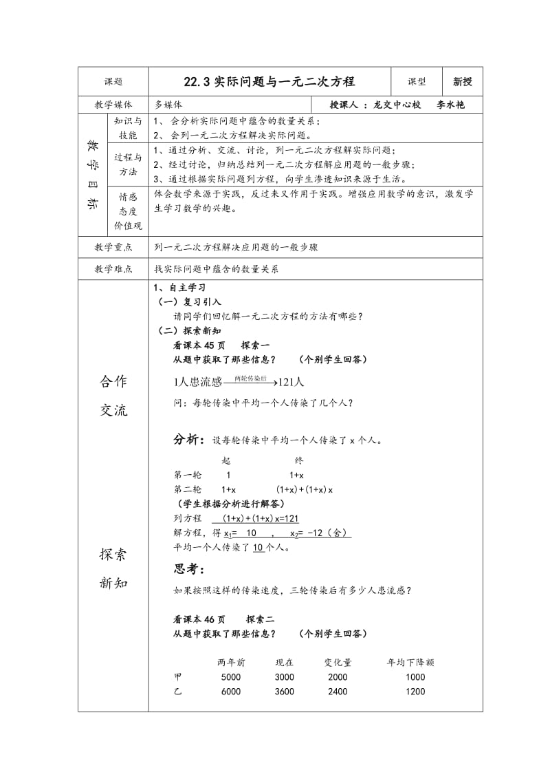 223实际问题与一元二次方程.doc_第1页