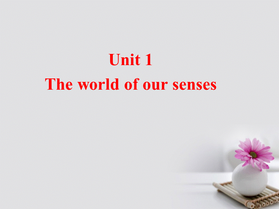 湖南省茶陵县高中英语 Unit 1 The world of our senses Project课件 牛津译林版必修3.ppt_第2页