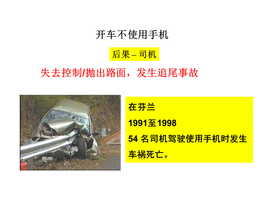 安全分享：开车不能打电话.ppt_第2页