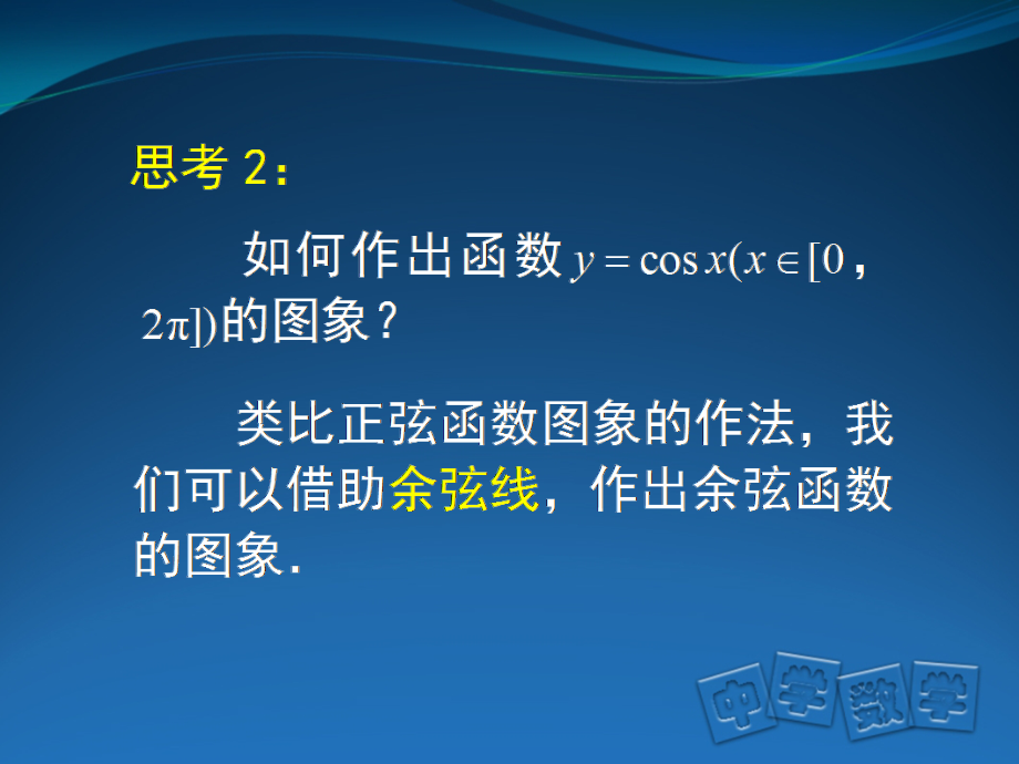 如何做出余弦函数图像.ppt_第2页