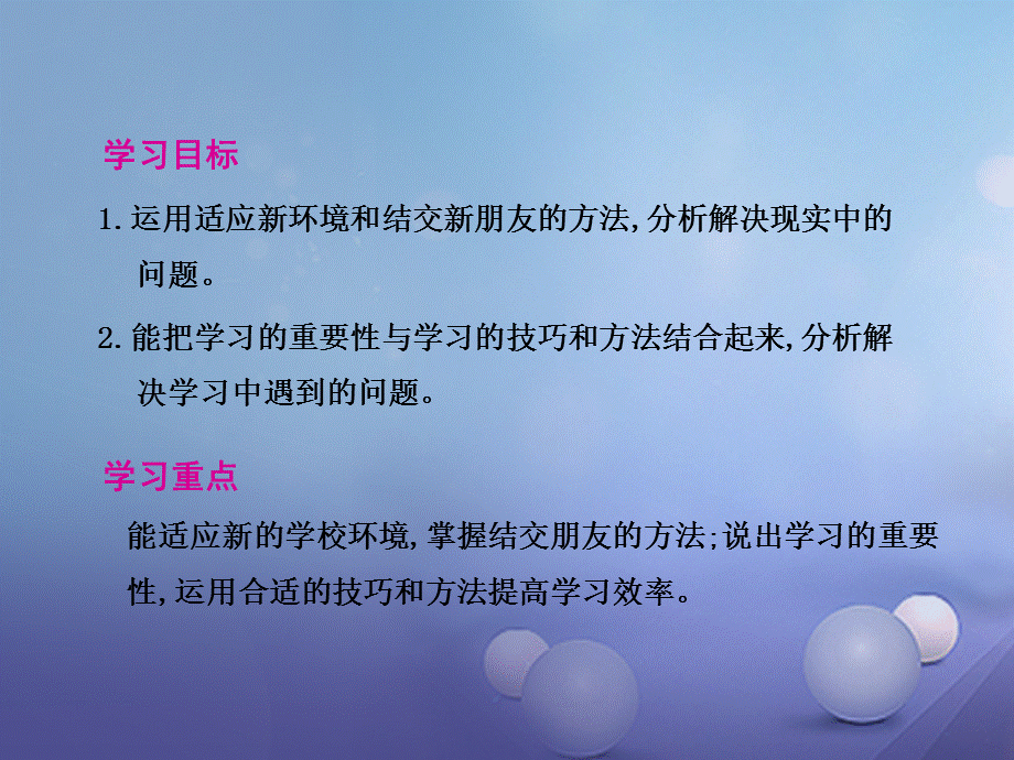 2016年秋季版七年级道德与法治上册第一单元走进中学生活复习课件北师大版.ppt_第2页