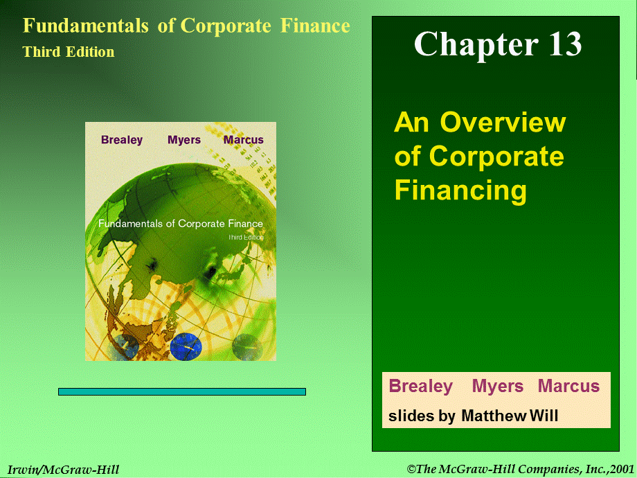 An Overview of Corporate Financing.ppt_第1页
