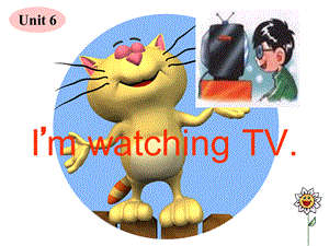 初一英语《Unit6_I’m_watching_TV》整个单元PPT课件.ppt