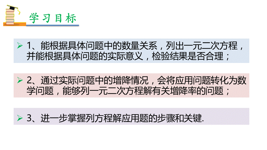 人教版数学九年级上册21.3实际问题与一元二次方程第2课时课件.pptx_第2页