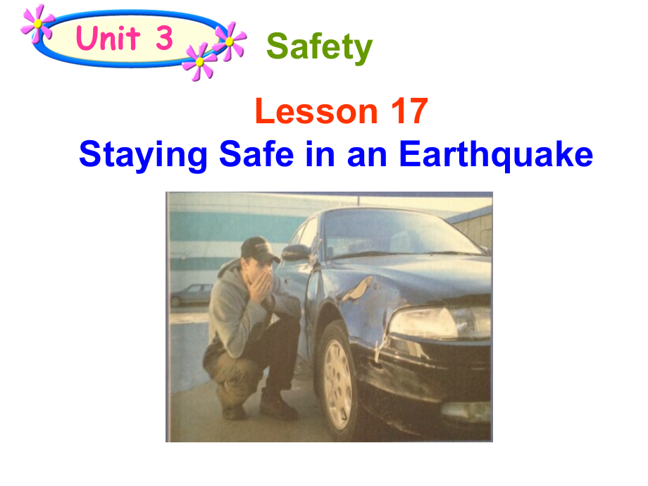 Unit+3+Safety+Lesson+17+Staying+Safe+in+an+Earthquake（共23张PPT）.ppt_第1页