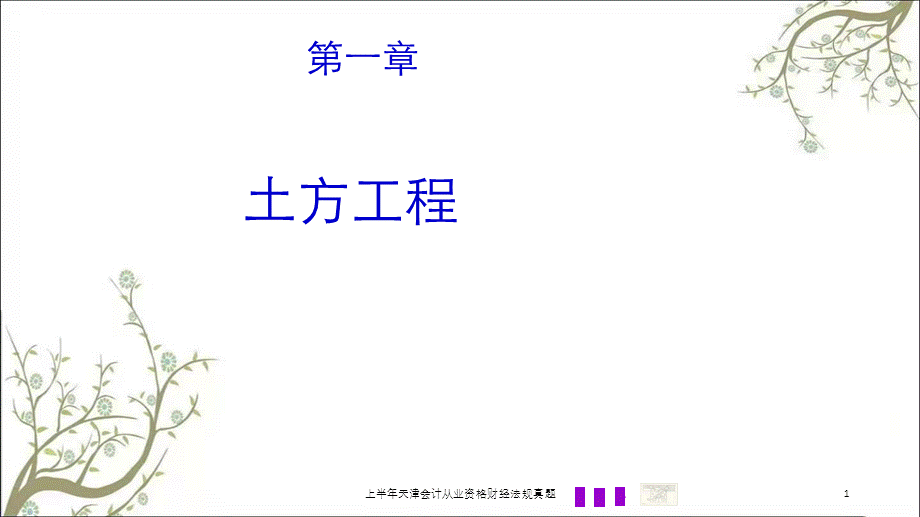 上半年天津会计从业资格财经法规真题课件.ppt_第1页