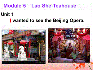 Unit1IwantedtoseetheBeijingOpera（共14张PPT）（共14张PPT）.ppt