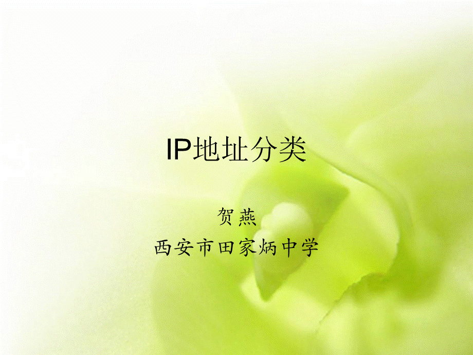 IP地址分类2.ppt_第1页