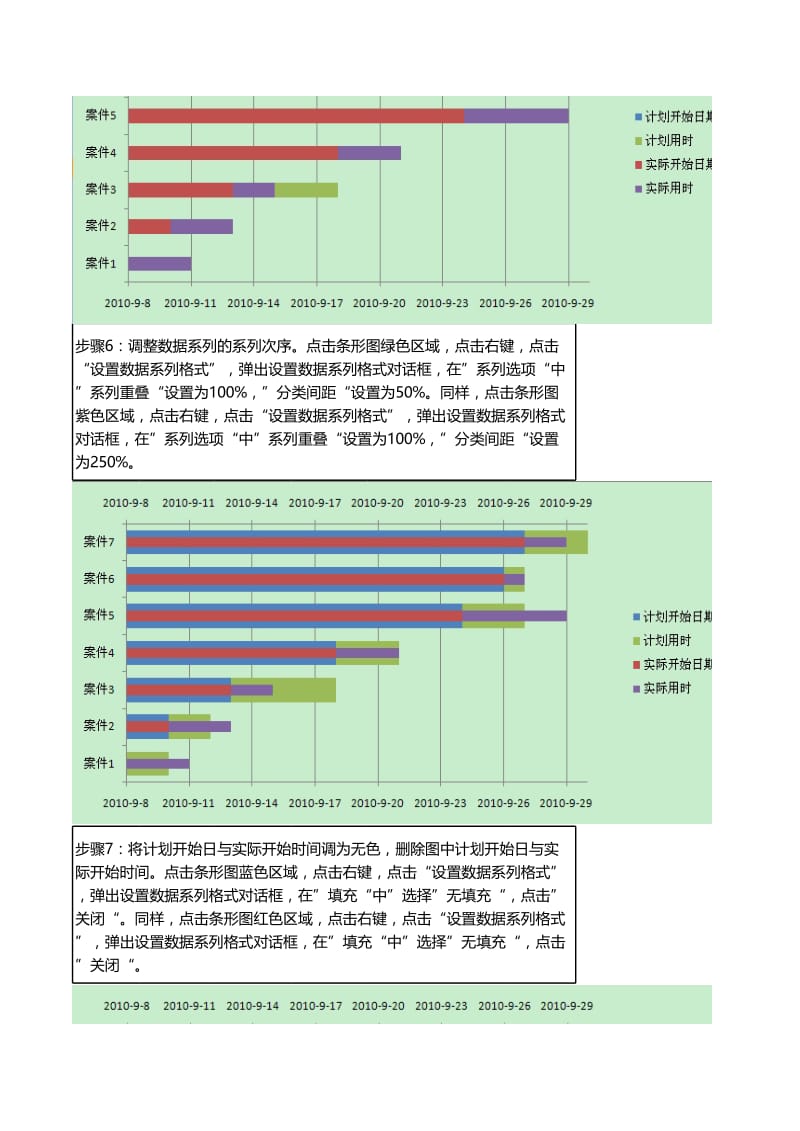 学会用EXCEL制作甘特图详细步骤.xls_第3页