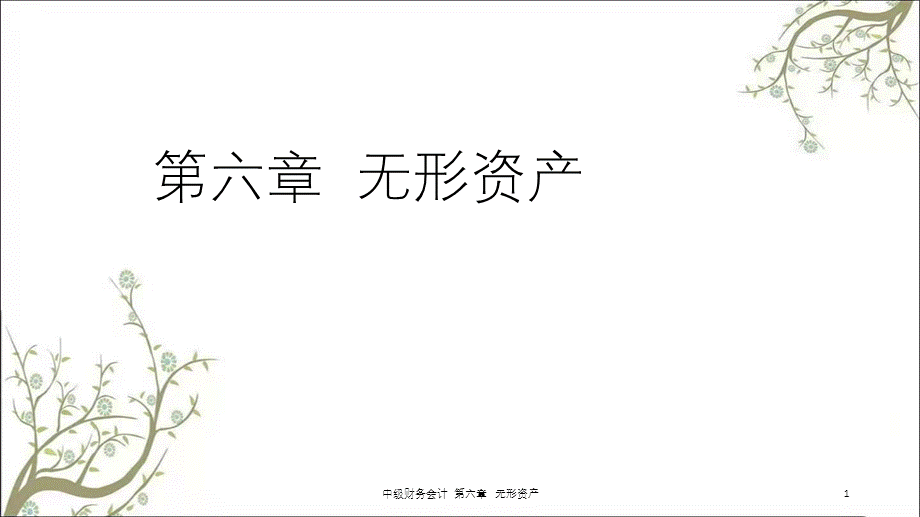 中级财务会计 第六章 无形资产课件.ppt_第1页